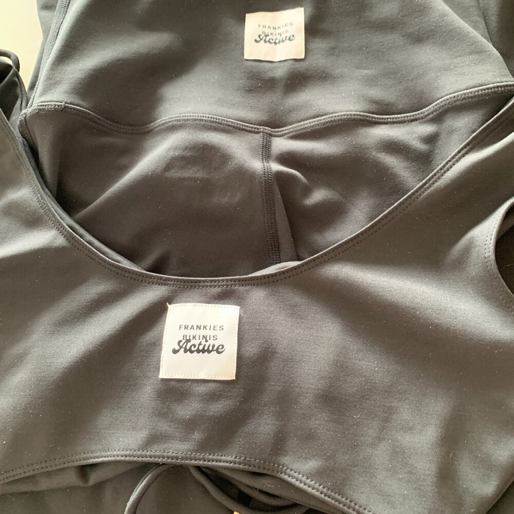 BNWT FRANKIE'S ACTIVE BIKINIS Zippy Flare Legging and Sports Bra Top 2PCS SET XS - Picture 10 of 15